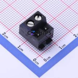 950-NLFL-DS/02 Plug-in Terminal Block P=5mm Connector ( Construction: 1x2P )( Pitch: 5mm )( Color: Black ) - Product Image 1