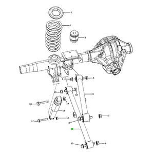 แขนควบคุม1500ดอดจ์แรมอะไหล่แขน52855801AH ด้านหน้า macpherson strut - Product Image 4