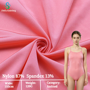 Tela de Punto para Trajes de Baño, 120 g/m², 87% Nailon, 13% Elastano, Elástica en 4 Direcciones, Ligera y Transpirable, para Bikinis, Trajes de Baño y Ropa de Playa - Product Image 1
