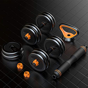 Équipement de fitness pour la maison : Ensemble combiné haltères et pompes, poids libres réglables 10kg, 15kg, 20kg - Product Image 3