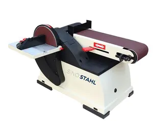 Kino — Machine à bande Abrasive pour bureau en acier inoxydable, de polissage, avec disques abrasifs, verticale, pour usage domestique