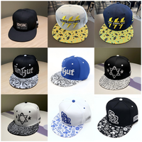 Casquette Snapback Hip-Hop Unisexe en Coton 100% de Haute Qualité, Broderie Personnalisée Brooklyn, Motif Argyle, Visière Plate, Logo Personnalisé pour l'Extérieur