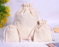 Sac de rangement pour bijoux en lin naturel 2026 avec cordon de serrage – Réutilisable et élégant