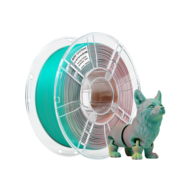 High Strength Tri-color PLA+ Matte FDM 3d Printing Filament 1.75mm for Miniatures