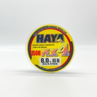 HAYA 100% PE X4 PE Geflochtene Angelschnur Ver dünner Starke Kraft Alle Farben 150M für das Stream Lake River Angeln aus Polyethylen