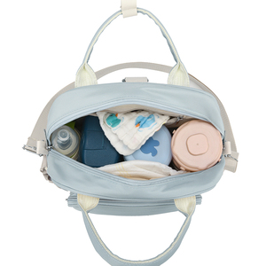 Nuevo bolso multifuncional informal versátil para mamá, gran capacidad, moda personalizada, bolsa de pañales para madre y bebé, mochila informal OEM para bebé - Product Image 5