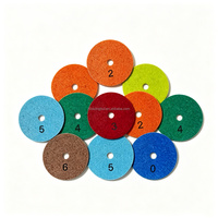 Disques de polissage à sec alvéolés de 100 mm (4 pouces) en matériau abrasif diamanté de qualité supérieure pour le conditionnement des surfaces en béton, granit et marbre