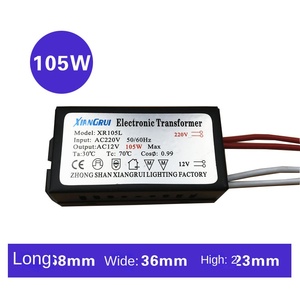 ตัวแปลงสัญญาณอิเล็กทรอนิกส์105W AC110V ถึง12V สำหรับหลอดไฟ LED - Product Image 5