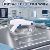 Système de lavage pulsé orthopédique jetable Pulsavac pour le débridement des plaies et l'irrigation chirurgicale