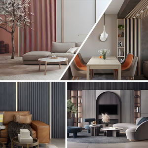 Panneaux muraux acoustiques en PVC WPC de qualité supérieure, de première classe, les plus populaires, pour la décoration murale de télévision - Product Image 5