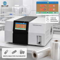 SKZ1059B Testeur de teneur en carbone noir du polyéthylène pour l'industrie du film CABLEPIPE avec écran tactile HD de 7 pouces et refroidissement par ventilateur indépendant