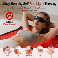 Couverture de luminothérapie rouge corps entier 660nm 850nm LED, pliable et portable, disponible en OEM/ODM