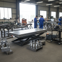 Nouvelle table de soudage hydraulique 3D YAHANDA de haute qualité à double mécanisme de ciseaux multi-puissance, fixation à levage vertical stable, grille D28 1