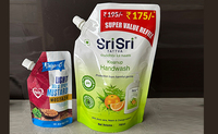 Sac en plastique réutilisable personnalisé usage quotidien pochette à bec sous-emballage pour shampooing liquide cosmétique et autres produits