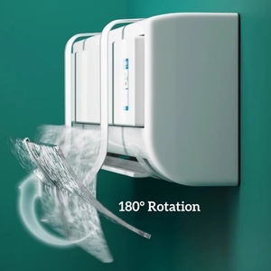 Trang trí nội thất nhựa trong suốt treo có thể điều chỉnh điều hòa không khí kính chắn gió điều hòa không khí làm lệch hướng gió - Product Image 4