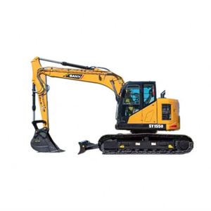 Excavatrice hydraulique sur chenilles SY155U d'occasion en excellent état, prête à être expédiée dans le monde entier - Product Image 1