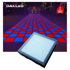 Multi Color Portable Glass Disco Night Club DMX RGB Color 3d Infinity Mirror Led Dance Floor for stage wedding
