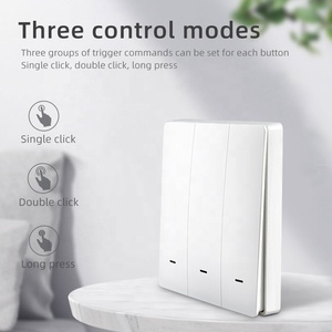 Tuya <span class=keywords><strong>Smart</strong></span> APP Tuya Switch Zigbee 3Gang Miễn Phí Cài Đặt Một Cú Nhấp Chuột Một Phím Để Điều Khiển Các Thiết Bị Thông Minh Cảnh Không Dây Nhà Thông Minh - Product Image 2