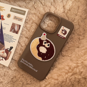 Funda <span class=keywords><strong>de</strong></span> teléfono estilo donut ins bordada para <span class=keywords><strong>iPhone</strong></span> 16 15 <span class=keywords><strong>14</strong></span> 13 <span class=keywords><strong>Pro</strong></span> <span class=keywords><strong>Max</strong></span> chips <span class=keywords><strong>de</strong></span> comida 3D funda blanda <span class=keywords><strong>de</strong></span> felpa - Product Image 3