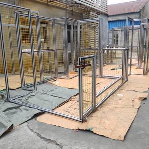 Custom Made Aluminum Alloy Isolation Netting 10 Mesh Oxidation Workshop Partition For Robot Protection - Product Image 3