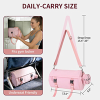 Sac de voyage mini bandoulière respirant et léger avec support pour tapis de yoga, idéal pour le sport et la gym – Conception gratuite