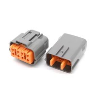 8P 6195-0054 6195-0051 DL Draht Klemmen-Anschluss Automobilverkabelung Stecker Steckermaus Steckerstecker mit Klemmen und Dichten