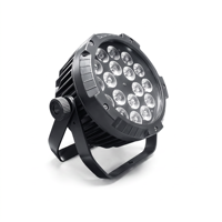 Projecteur LED Par DMX512 étanche IP66, fin, 18x12W RGBW, en alliage d'aluminium, vert/jaune/rouge/bleu, pour éclairage de scène extérieur