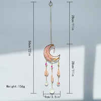 Venta al por mayor Árbol de la vida Suncatcher Luna Suncatcher amatista Sun Catcher Crystal Tree Life of Tree decoración colgante de pared decoración del hogar
