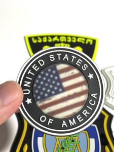 Patchs thermocollants personnalisés en caoutchouc 3D (PVC/silicone) avec logo alphabet/lettres anglaises, écologiques, pour chapeaux, à presser à chaud pour sequins - Product Image 2