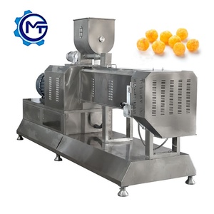 New Stainless Steel Simple Twin Screw Extruder High Productivity Large Capacity for <b>Corn</b> Sticks Puffs <b>Snack</b> Food Making Machine - Product Image 2