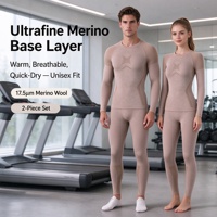 Ensemble de sous-vêtements thermiques pour parents et enfants, séchage rapide, compression, pour la course à pied, la randonnée, le ski, en stock