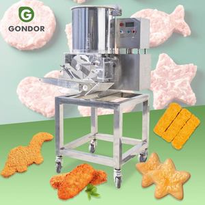 Machine automatique électrique pour la fabrication de galettes de viande, de burgers et de patties de hamburger, pour la préparation de plats à base d'ingrédients philippins et jamaïcains - Product Image 1
