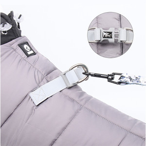 सर्दियों के कुत्ते के कपड़े मोटे पालतू जानवर कुत्तों के लिए चार पैर वाले कोट चिंतनशील वाटरप्रूफ विंडप्रूफ गर्म जैकेट कपड़े - Product Image 4