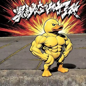 New Creative Muscular Duck With Six Pack Abs Animal Model Statue Funny Home <b>Desk</b> Decor Novelty Gift for Kids Prank <b>Toy</b> - Product Image 4