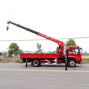 Camion de levage Dongfeng Changxing D3V 4x2 avec grue à flèche droite Sany de 10 tonnes pour le levage de marchandises en entrepôt, en cour et au port - Product Image 3