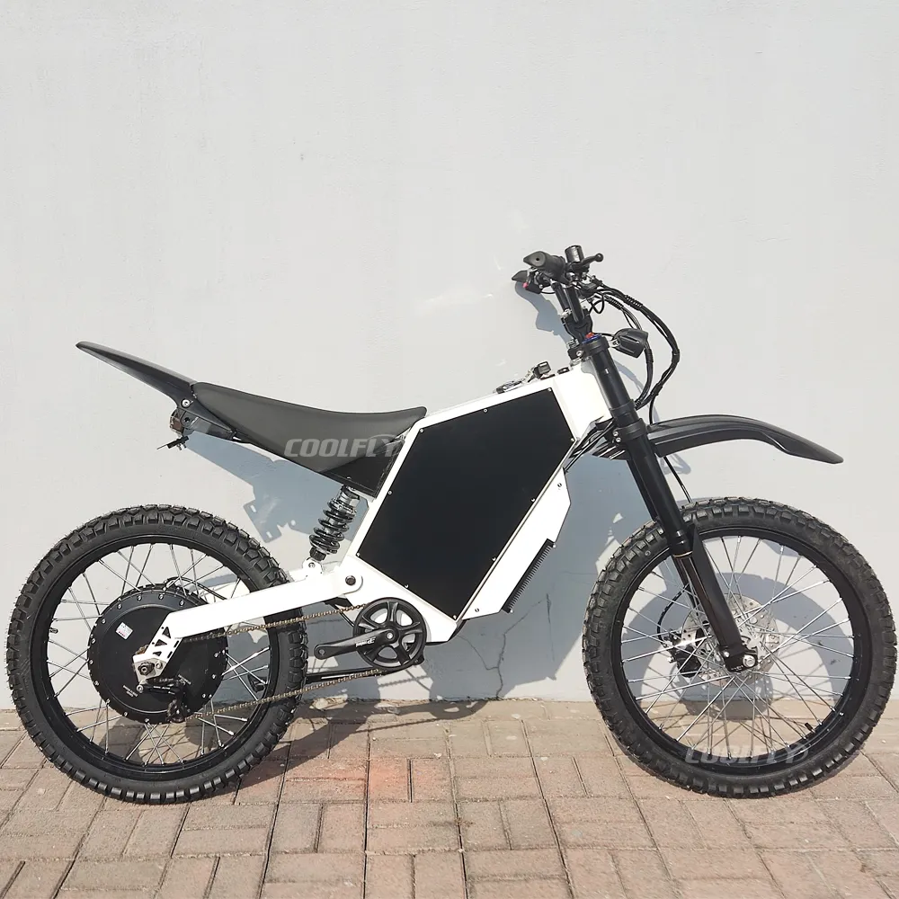 Moderne Stijl Volledige Ophanging Sur Ron Fabrikanten Stealth Bommenwerper 135Km/U Elektrische Off-Road Fiets 20000W 72V