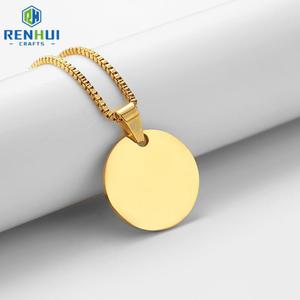 Vente en gros, étiquette de chien personnalisée en métal vierge en Aluminium gravé, pendentif en relief en acier inoxydable - Product Image 1
