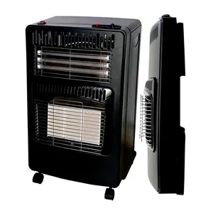 Propane Indoor Foldable CE 4.2 KW 3 Ceramic Plates Gas Heaters For Living Room