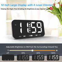 Alarme numérique Led, 3 en 1, vogue, nouveau, affichage Led, Port Usb, alarme, Wecker fourrure Kinder