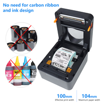 Label Thermal Langsung 110mm untuk Printer Barcode POS USB 203dpi untuk Stiker Pengemasan Pengiriman Waybill Tersedia di Stok