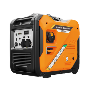 Générateur inverseur portable Hwasdan H6250 à essence, refroidi par air, silencieux, petit format, <span class=keywords><strong>prix</strong></span> abordable, réservoir de carburant de 15 L, autonomie de 12 h - Product Image 1