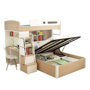 <span class=keywords><strong>Lit</strong></span> superposé en bois moderne et confortable <span class=keywords><strong>de</strong></span> haute qualité <span class=keywords><strong>avec</strong></span> armoire <span class=keywords><strong>de</strong></span> rangement pour enfants, durable pour la maison et l'hôtel - Product Image 1