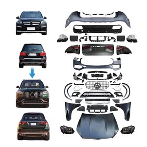 Nouveau kit de mise à niveau AMG Line pour <span class=keywords><strong>Mercedes</strong></span>-Benz <span class=keywords><strong>Classe</strong></span> <span class=keywords><strong>A</strong></span> W177 <span class=keywords><strong>2018</strong></span>+ CLA C118 2019+ C43/C63 Pare-chocs avant et jupes latérales avec feux antibrouillard - Product Image 1