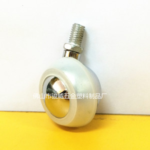 Rueda de Poliuretano de 50mm para Muebles, con Rodamiento Simple, Eje Roscado, Silenciosa - Product Image 2