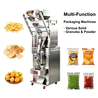 Machine d'emballage multifonction automatique pour poudre, granulés, aliments, chips, bâtonnets de pommes de terre, pop-corn, sachets, remplissage et scellage de sacs