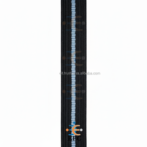 OEM vente en gros de haute qualité 100% coton uniforme Wedgewood bleu personnalisé numéro un robe personnalisé tresse gland pour vêtements - Product Image 1