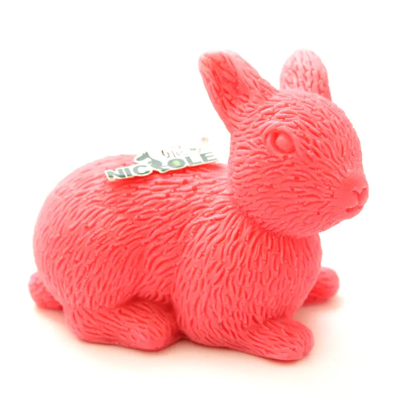 डिय हस्तनिर्मित शिल्प पशु खरगोश हरे आकार के सिलिकॉन साबुन बनाने के लिए केक मोमबत्ती मोल्ड