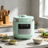 Cuisinière à pression électrique intelligente de 4 litres, panneau tactile, minuterie 24h, taille compacte pour 2 à 4 personnes, vente en gros