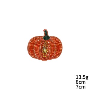 Patchs brodés en forme de légumes (oignon, aubergine), breloques pour sacs, décorations pour <span class=keywords><strong>cheveux</strong></span>, patchs brodés pour chapeaux, accessoires en gros - Product Image 5
