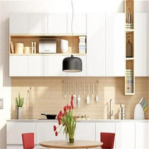 Custom-<strong>made</strong> American Style MDF Cupboard Set Kitchen Cabinet <strong>Ready</strong> <strong>Made</strong> for Apartments and Villas Summer Kitchen Cabinets - Product Image 1